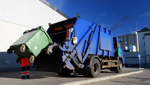 Eco-friendly garage clearance process in Newham